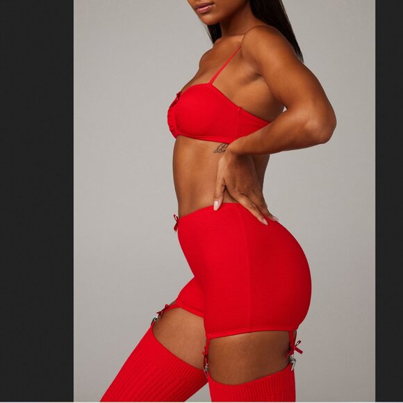 NWT Savage X Fenty Midnight Cruise Garter Short - Picture 2 of 6